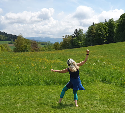 Tanz in der Natur