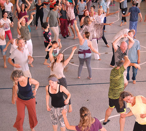 Wave auf dem Yogafestival Passau