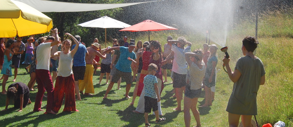 Tanzwiese mit Erfrischung