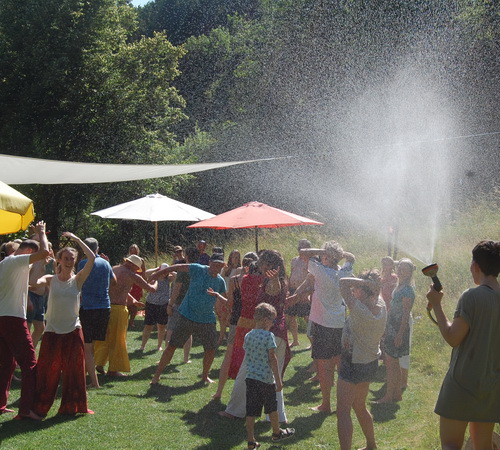 Tanzwiese mit Erfrischung